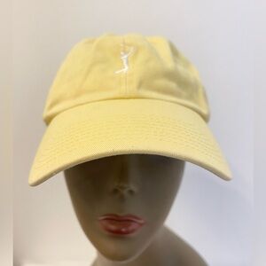 Yellow Baseball Cap with Embroidered Logo